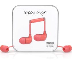 HAPPY PLUGS Headphones - Coral